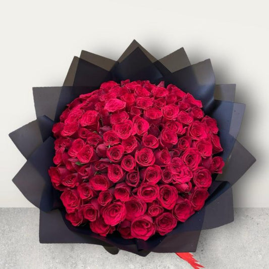 Red 51 Roses Birthday Bouquet