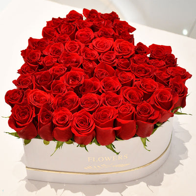 51  Red Roses box