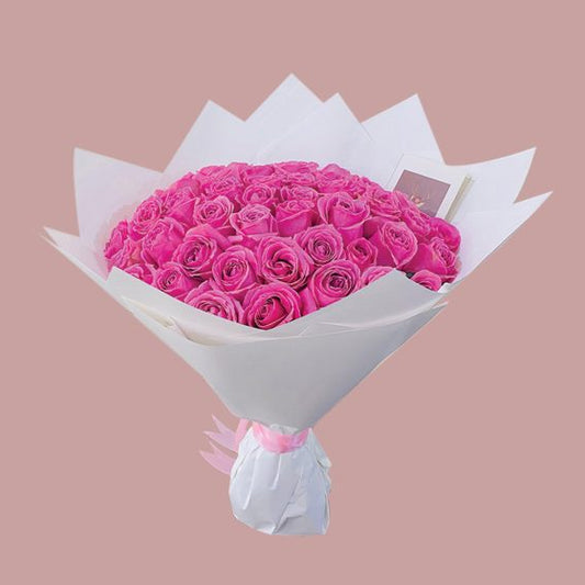 Pink Symphony – 51 Pink Roses Bouquet