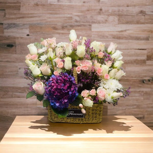 Fresh Flowers Basket