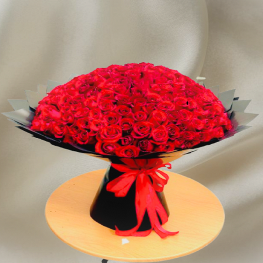 201 Roses Red princes bouquet