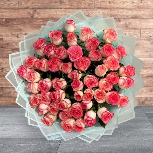 Luxurious 51 Orange Roses Bouquet