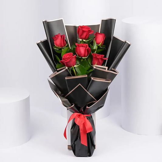 Designer Red Roses Bouquet