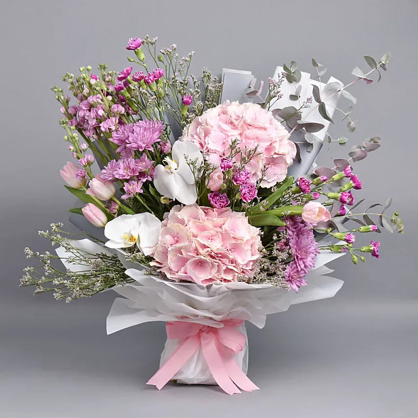 Pink Forest Flowers Bouquet