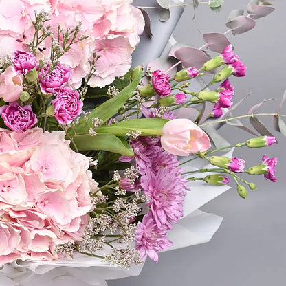 Pink Forest Flowers Bouquet