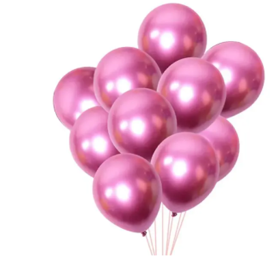 10 PINK OF BALLONS