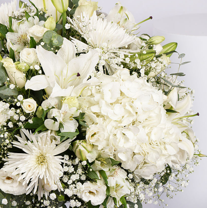 Enchanting White Flower Arrangement