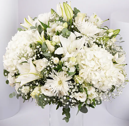 Enchanting White Flower Arrangement