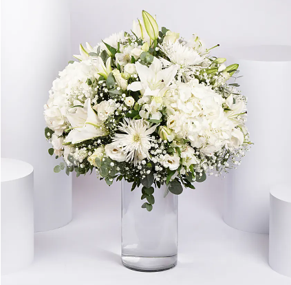 Enchanting White Flower Arrangement